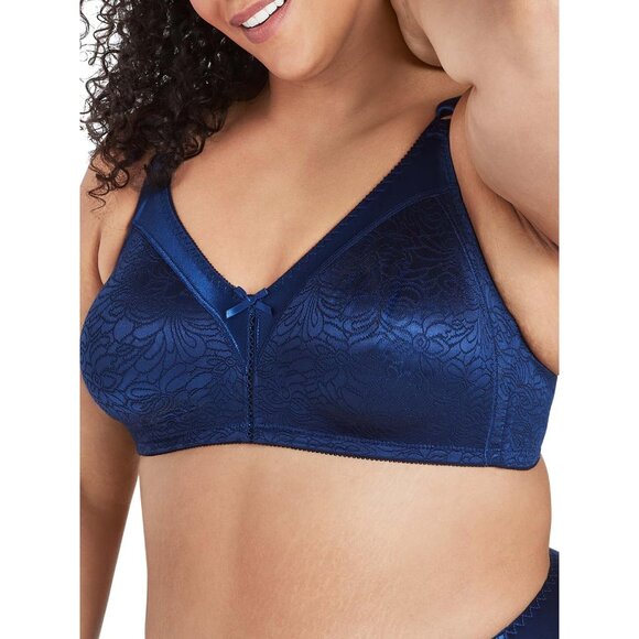 NWT Bali Bra Double Support M-Frame Cushioned Flexible Fit In The Blue 36C - Picture 2 of 11